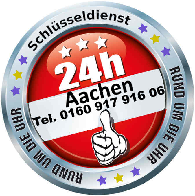 Schlüsseldienst Aachen Zentrum mit 80 Euro Festpreis - Notdienst Tag und Nacht